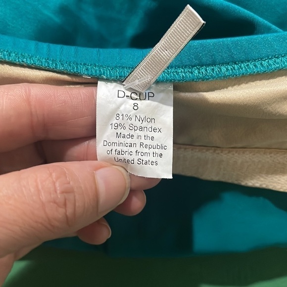 J Crew Women's Bikini Top Padded Wired Bra Size 8 - Picture 9 of 10